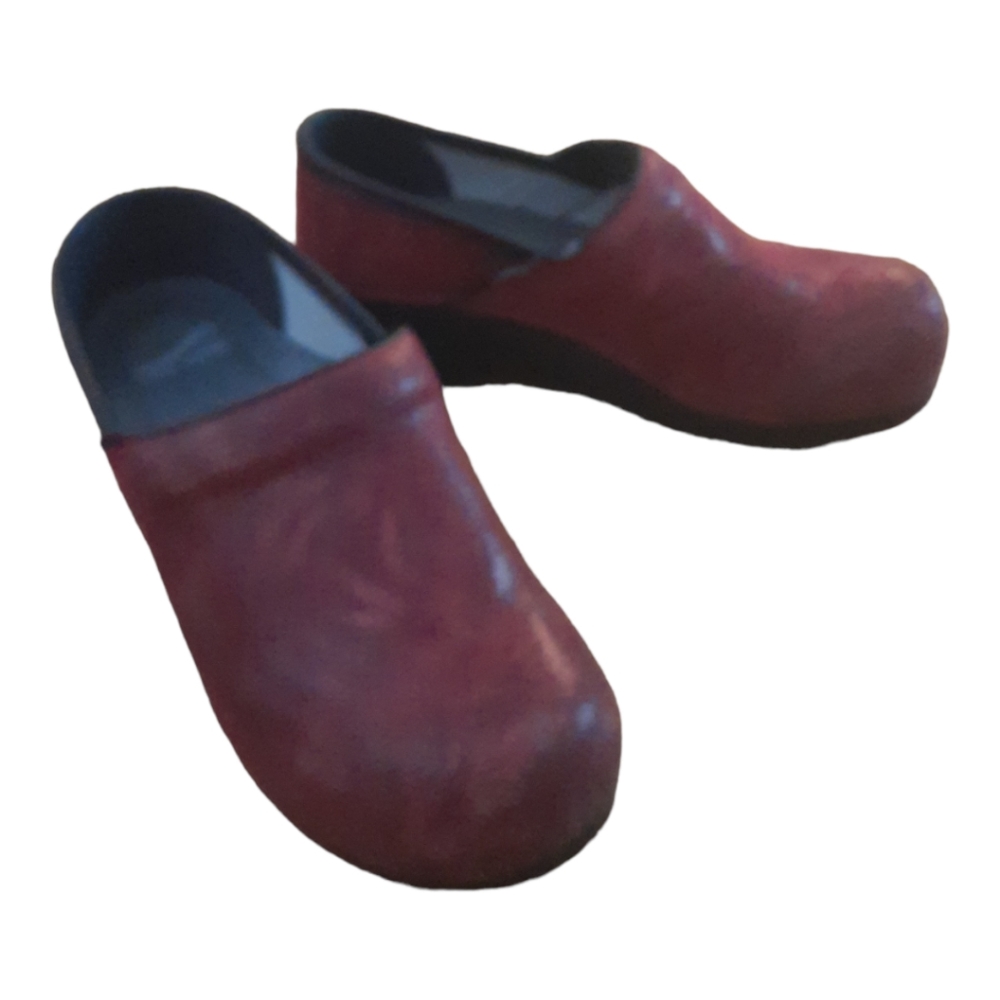 Dansko Womens Professional Clogs Brick Red, Size 7 (37)